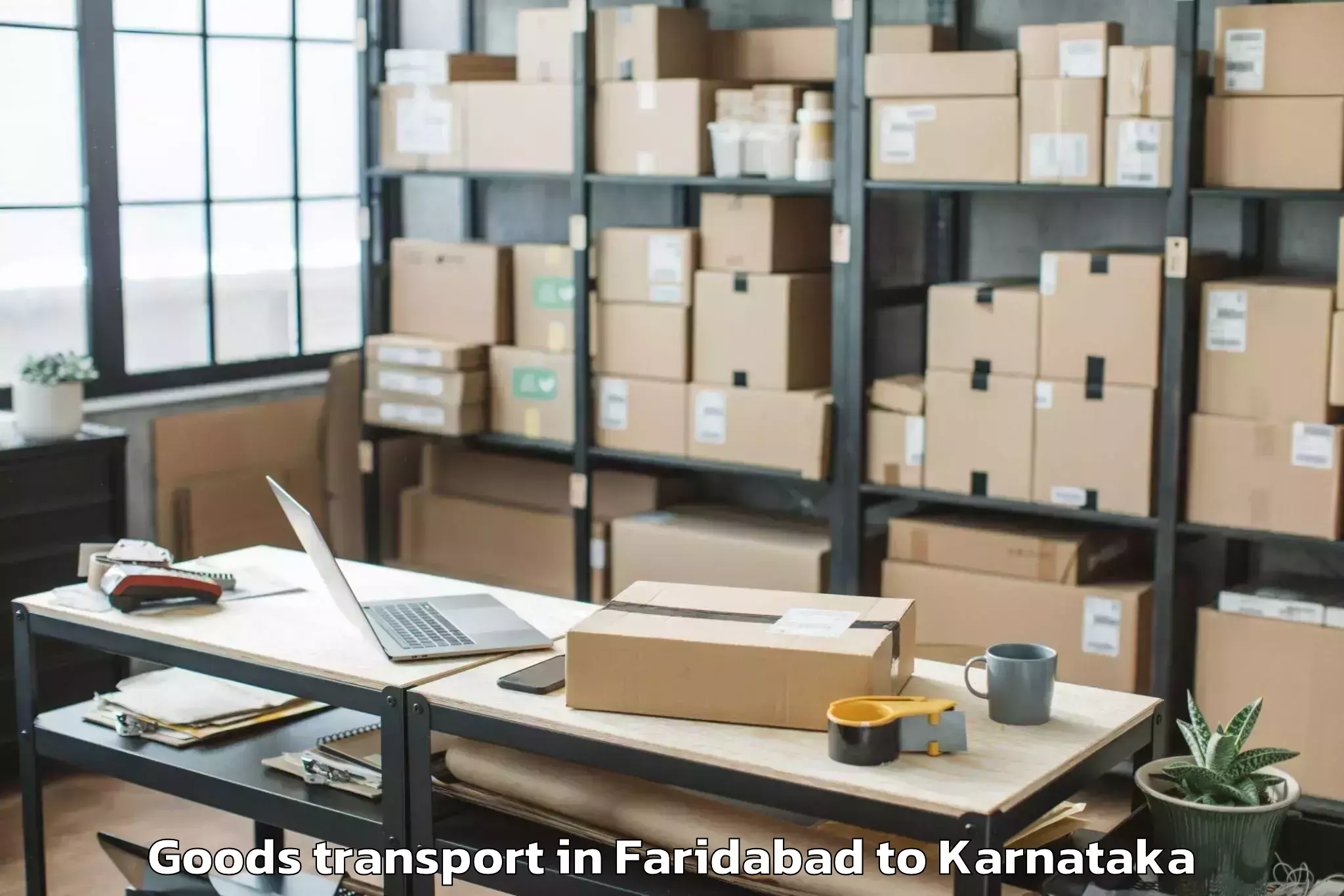 Faridabad to Iiit Raichur Goods Transport Booking